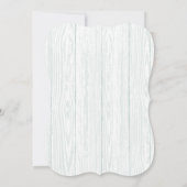 Woodland Heart Baby Boy Shower Uitnodiging (Achterkant)