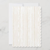 Woodland Heart Baby shower Invitation Kaart (Achterkant)