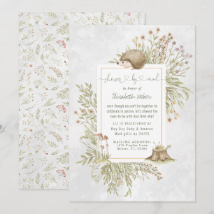 Woodland Hedegel   Baby shower per post