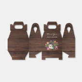 Woodland Hedegel Favors Box Gable Rustic Bedankdoosjes (Uitgevouwen)