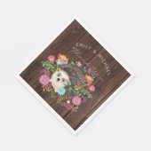 Woodland Hedegel Napkins Waterverf Rustic Servet (Hoek)