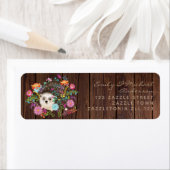 Woodland Hedegel Return Address Labels (Insitu)