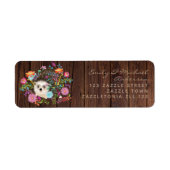 Woodland Hedegel Return Address Labels (Voorkant)