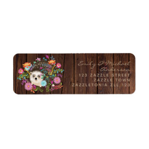 Woodland Hedegel Return Address Labels