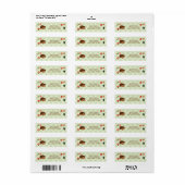Woodland Hedgehog Label (Full Sheet)