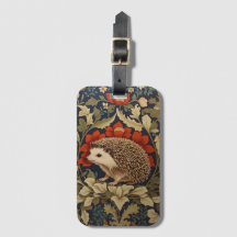 Woodland Hedgehog William Morris Inspired
