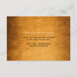 Woodland Herfst Autumn Wedding Hotel Accomodation Informatiekaartje