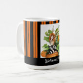 Woodland Herfst Harvest Elf Koffiemok (Voorkant links)
