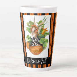 Woodland Herfst Harvest Elf Latte Mok