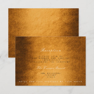 Woodland Herfst herfst Vip Wedding Reception Kaart