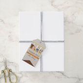 Woodland Herfst / Winter Baby shower dank u Cadeaulabel (Met Touw)