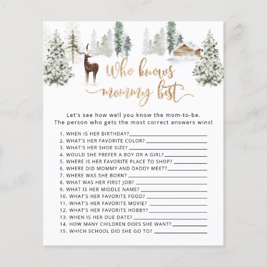 Woodland hert die het beste van mama kent (Voorkant)