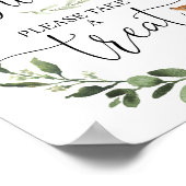 Woodland Herten Baby's zijn zoet, neem dan een tra Poster (Hoek)