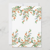 Woodland Herten Verjaardag Dank u kaart (Achterkant)