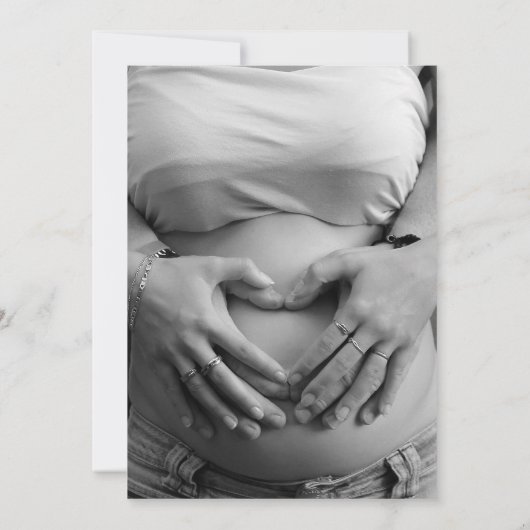 Woodland Het is een jongen Baby shower Kaart (Achterkant)