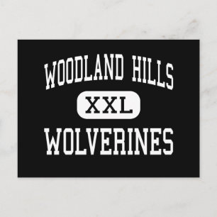 Woodland Hills - Wolverines - High - Pittsburgh Briefkaart