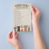 Woodland hoe goed je weet dat mama Quiz is Flyer (Hand)