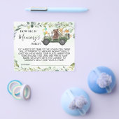 Woodland Hoe groot is de Belly Shower Kaart van ma (Enkel)