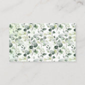 Woodland Hoeveel Baby shower Kaart veiligheidspill Plaatskaartje (Achterkant)