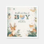 Woodland Houston: We hebben een jongen in de ruimt Servet (Voorkant)