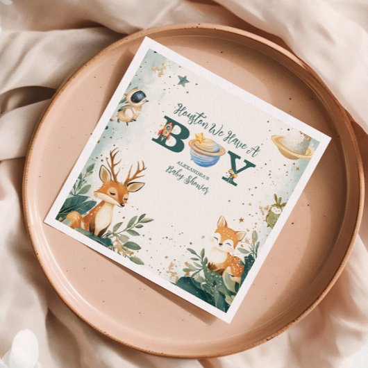 Woodland Houston: We hebben een jongen in de ruimt Servet