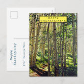 Woodland in de Aspens Holiday Kaart (Voorkant / Achterkant)