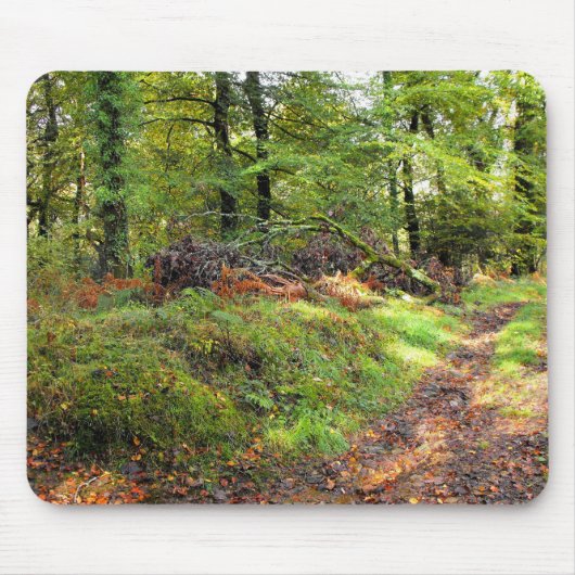 Woodland in oktober muismat (Voorkant)