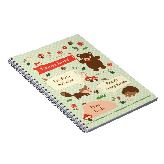 Woodland Journal Notebbok Notitieboek (Rechterzijde)