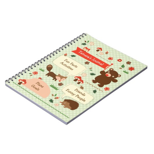 Woodland Journal Notebbok Notitieboek (Linkerzijde)