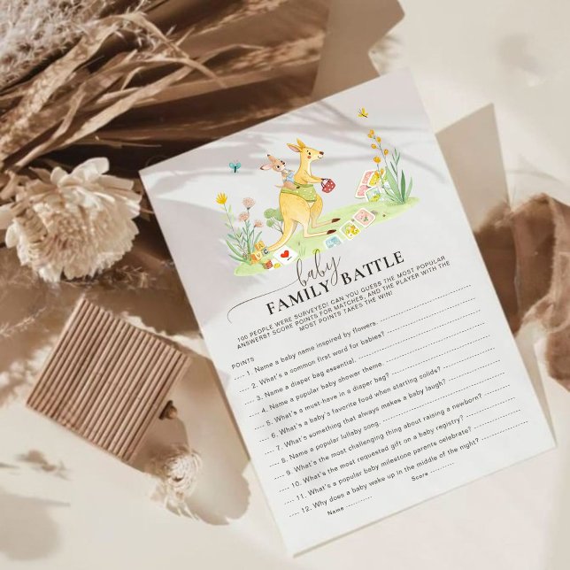 Woodland Kangaroo Baby Familie Battle Game (Creator heeft geüpload)