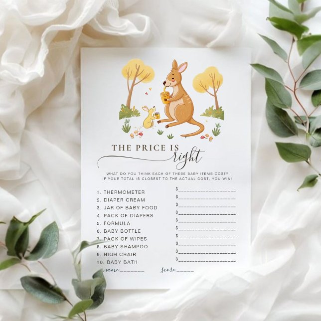 Woodland Kangaroo De prijs is juist Baby spel (Creator heeft geüpload)