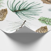 Woodland kerst cadeaupapier (Hoek)