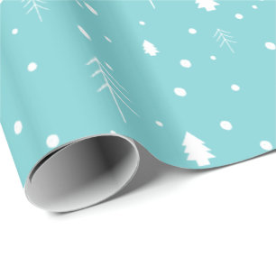 Woodland kerst cadeaupapier