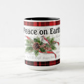 Woodland kerst | Rode kardinaal Mok (Midden)