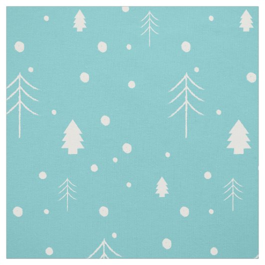 Woodland kerst stof (Swatch)