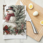 Woodland Kerst Vrolijkheid Theedoek (Quarter Fold)