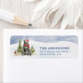 Woodland-kerstBeer | Retouradres Etiket (Insitu)