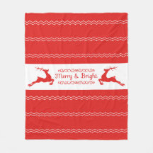 Woodland Kerstmis Fleece Blanket