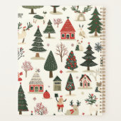 Woodland kerstpatroon (17) Planner (Achterkant)