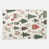  Woodland kerstpatroon (17) Theedoek (Horizontaal)