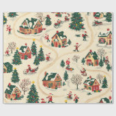  Woodland kerstpatroon (18) Cadeaupapier (Vlak)