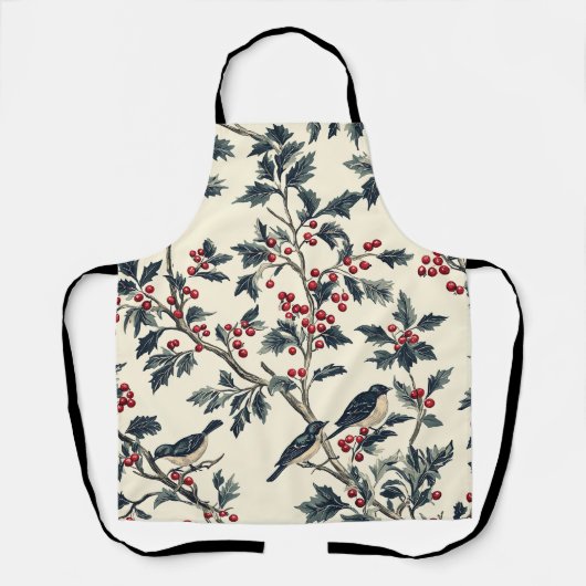  Woodland kerstpatroon (18) Schort (Voorkant)