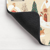Woodland kerstpatroon (19) Muismat (Hoek)