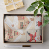 Woodland kerstpatroon (19) Tissuepapier (Geschenk)