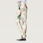  Woodland kerstpatroon (1) Leggings (Links)