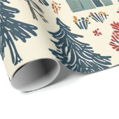  Woodland Kerstpatroon (20) Cadeaupapier (Rol Hoek)