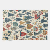 Woodland Kerstpatroon (20) Theedoek (Horizontaal)