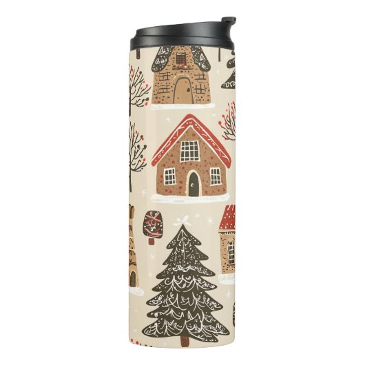  Woodland Kerstpatroon (4) Thermosbeker (Gedraaid links)