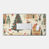  Woodland kerstpatroon (8) Bureaumat (Keyboard & Muis)