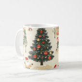  Woodland kerstpatroon (8) Koffiemok (Voorkant links)